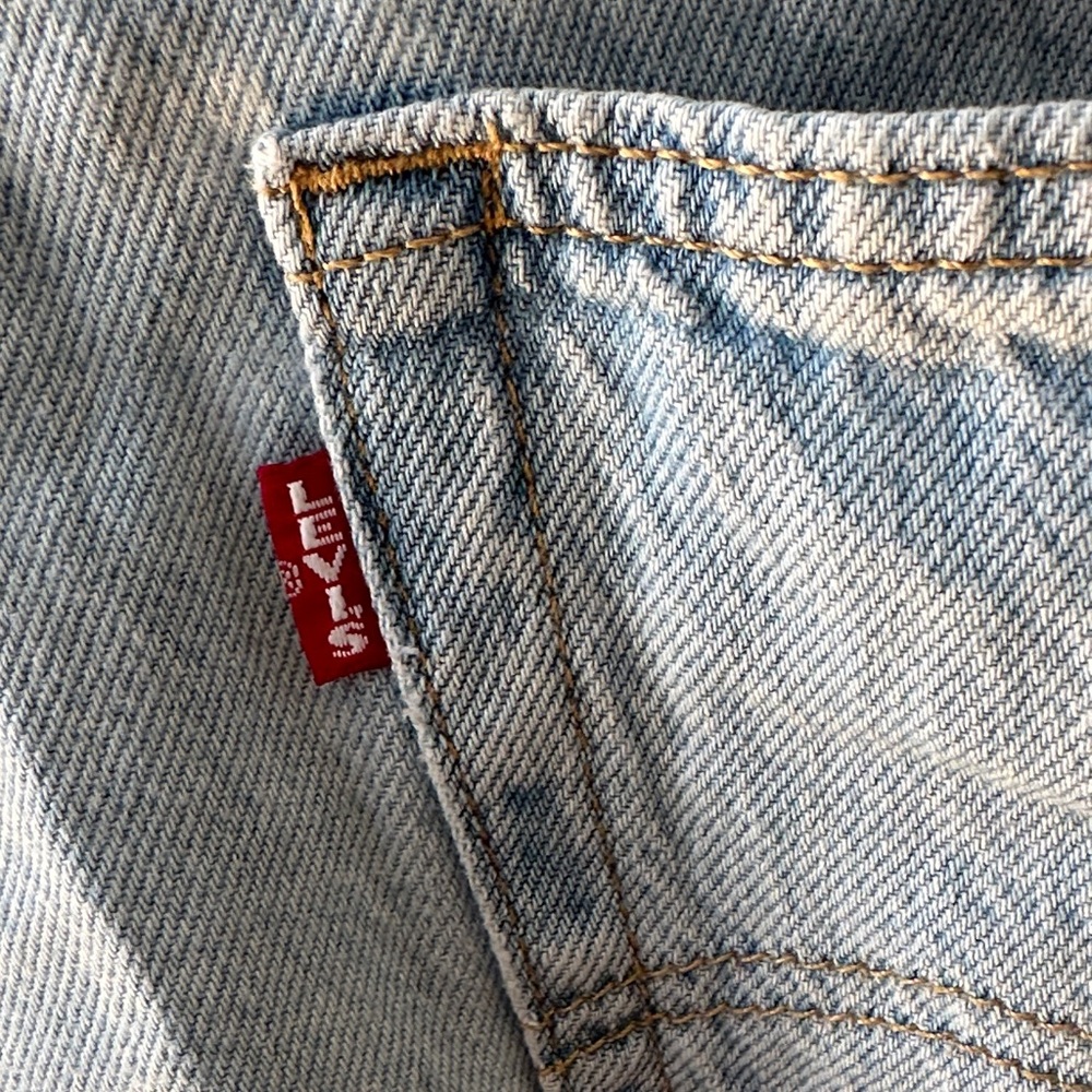 Levi Strauss Light Blue Denim Overalls - Picture 8 of 10